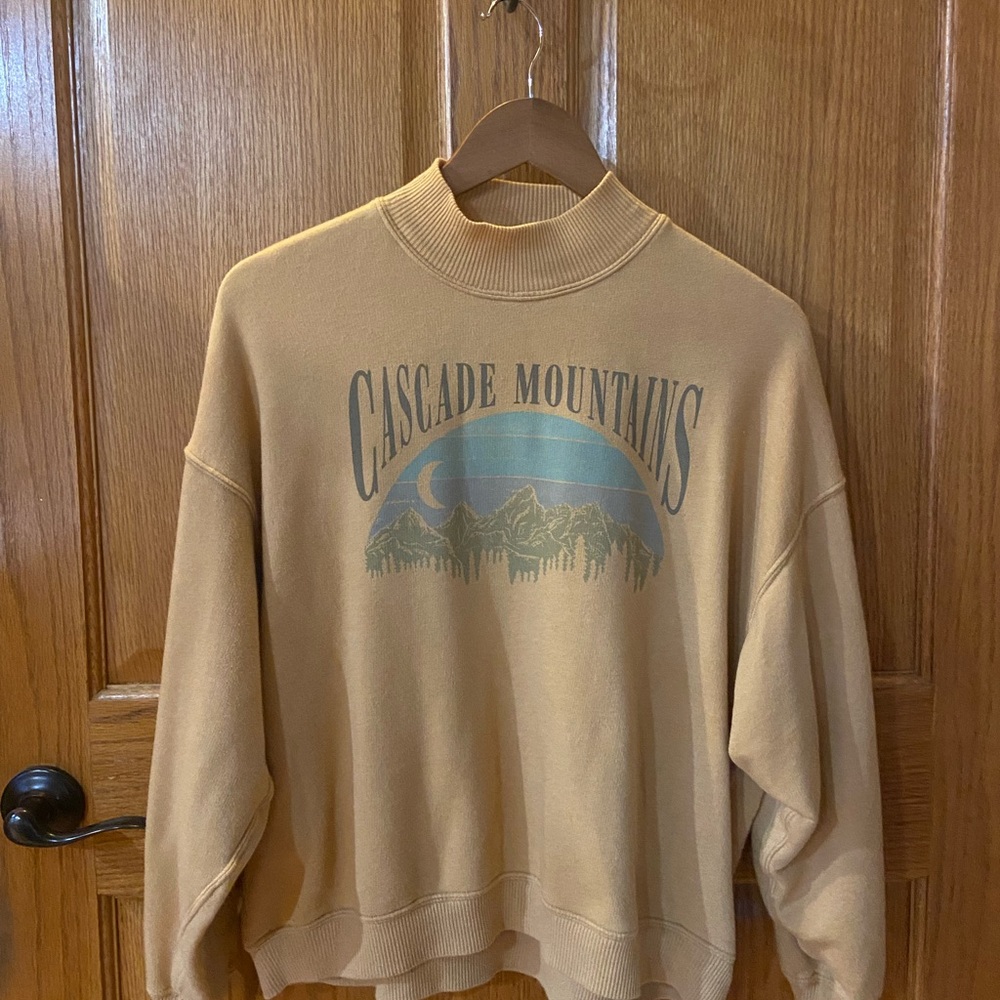 American Eagle Women's Turtleneck Sweater - Tan